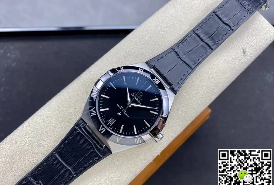 SBF Omega Constellation 131.33.41.21.01.001 VS Factory 1:1 Best Edition Replica Watch Black Strap